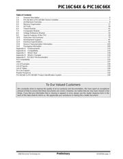 PIC16C642-04/SO datasheet pdf 3 page