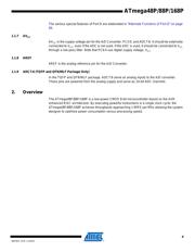 ATMEGA168P-20AU datasheet pdf 4 page