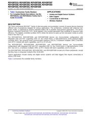 MSP430F5510IRGCR datasheet pdf 2 page