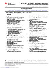 TMS320F28027DATR datasheet pdf 1 page