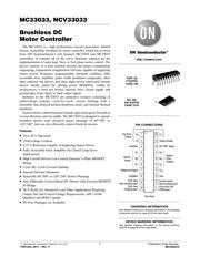 MC33033P datasheet pdf 1 page