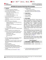 MSP430G2553IPW0RQ1 datasheet pdf 1 page