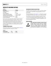ADA4312-1ACPZ-R7 datasheet pdf 4 page