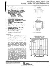 TLC272CPSR datasheet pdf 1 page