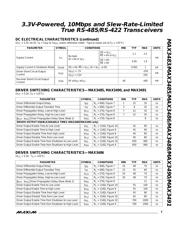 MAX3485CSA+ datasheet pdf 3 page