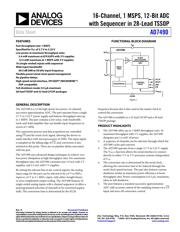 AD7490BCP datasheet pdf 1 page