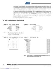 AT45DB321D-MWU datasheet pdf 2 page