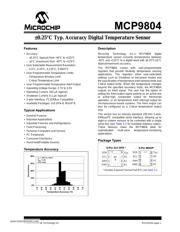 MCP9804 datasheet pdf 1 page