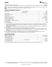 LMH6321TSX datasheet pdf 2 page