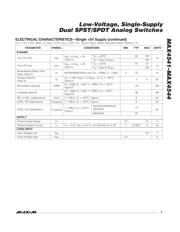MAX4544CUA+ datasheet pdf 3 page