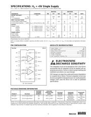 INA2132UA/2K5 datasheet pdf 3 page