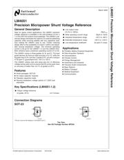 LM4051AEM3-1.2 datasheet pdf 2 page