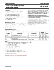 74HC374DB datasheet pdf 2 page
