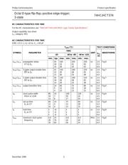 74HC374DB datasheet pdf 5 page