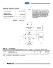 AT93C46E-PU datasheet pdf 2 page