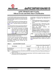 DSPIC30F6015-20I/PT datasheet pdf 1 page