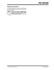 PIC12F635-I/SN datasheet pdf 5 page