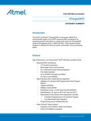 ATMEGA2560V-8CU datasheet pdf 1 page
