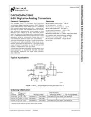 DAC0802LCMX/NOPB datasheet pdf 2 page