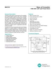 MAX153CPP+ datasheet pdf 1 page