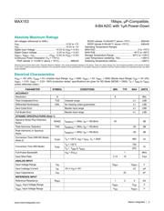 MAX153CPP+ datasheet pdf 2 page