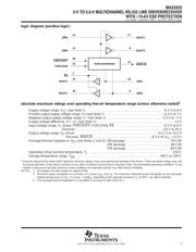 MAX3223CDB datasheet pdf 3 page