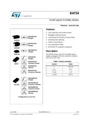 BAT54A datasheet pdf 1 page
