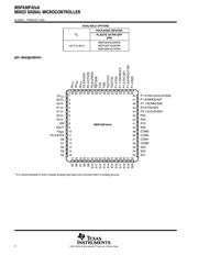 MSP430F427AIPM datasheet pdf 2 page