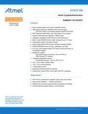 ATECC108A-SSHCZ-B datasheet pdf 1 page