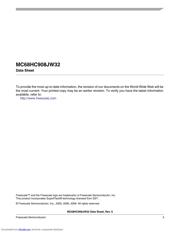 MCHC908JW32FAE datasheet pdf 3 page