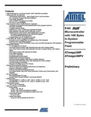 ATMEGA169PV-8MUR datasheet pdf 1 page