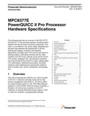 MPC8377EVRAGD datasheet pdf 1 page