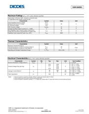 SBR1045D1-13 datasheet pdf 2 page