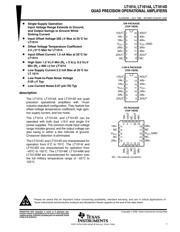 LT1014DN datasheet pdf 1 page