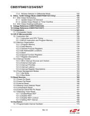C8051F040-GQ datasheet pdf 4 page