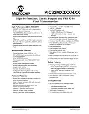 PIC32MX440F512HT-80I/MR datasheet pdf 3 page