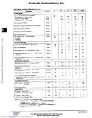 MC34018P datasheet pdf 4 page