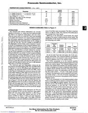 MC34018P datasheet pdf 5 page