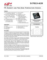 SI7013-A20-IMR datasheet pdf 1 page