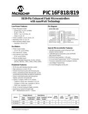 PIC16F819-I/PTSL datasheet pdf 3 page