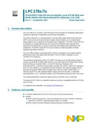 LPC1778FBD144 datasheet pdf 1 page