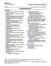 MSP430F67791IPZ datasheet pdf 1 page