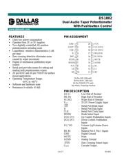 DS1802S datasheet pdf 1 page