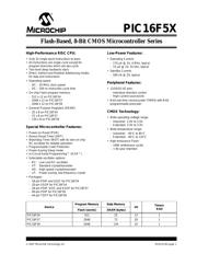 PIC16F54-I/SOG datasheet pdf 3 page
