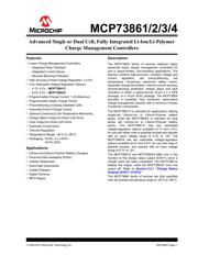 MCP73861-I/ML datasheet pdf 1 page