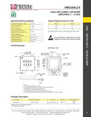 HMC564LC4 datasheet pdf 6 page