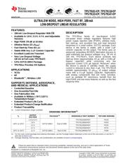 TPS79133DBVREP datasheet pdf 1 page