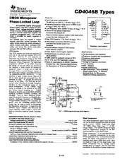 CD4046BNSR datasheet pdf 1 page