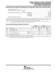 SN74LS221DBR datasheet pdf 5 page
