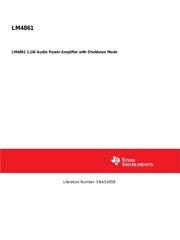 LM4861MX/NOPB datasheet pdf 1 page